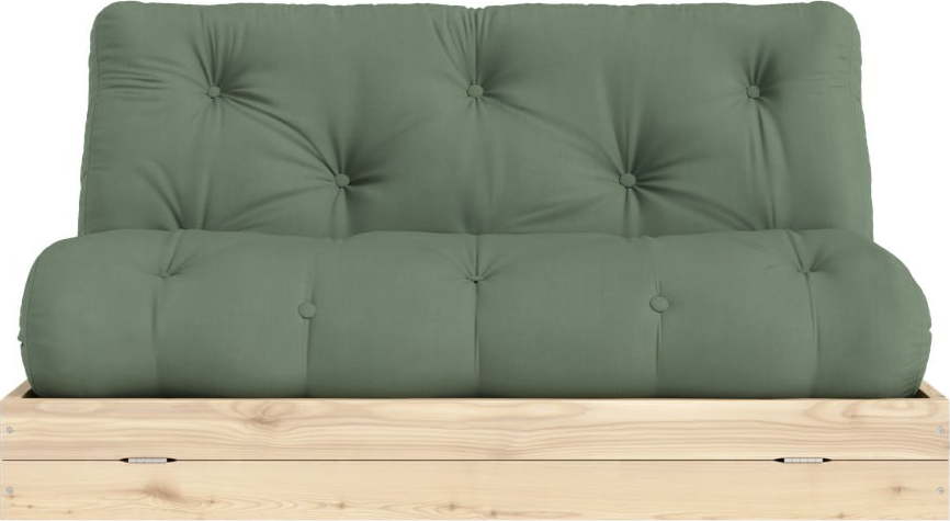 Zelená rozkládací pohovka 145 cm Flip – Karup Design Karup