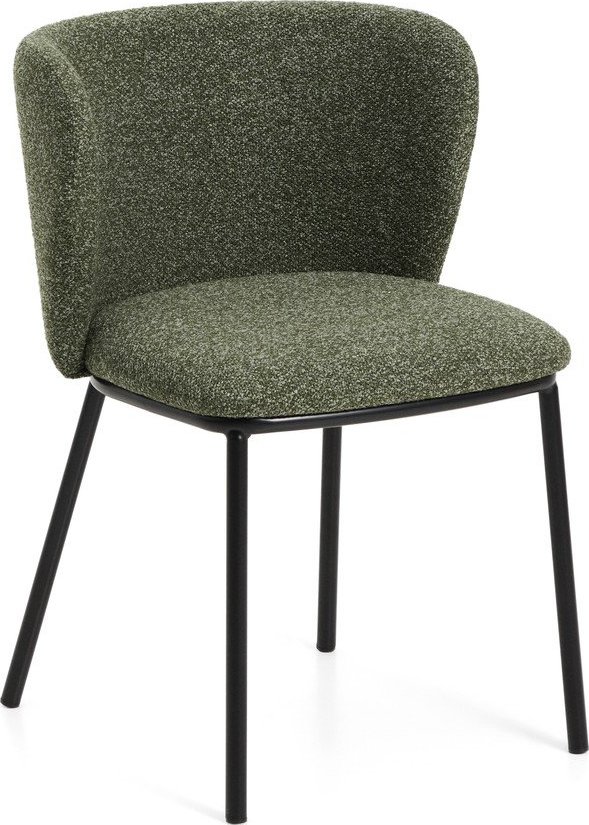 Zelené čalouněné jídelní křeslo Ciselia – Kave Home Kave Home