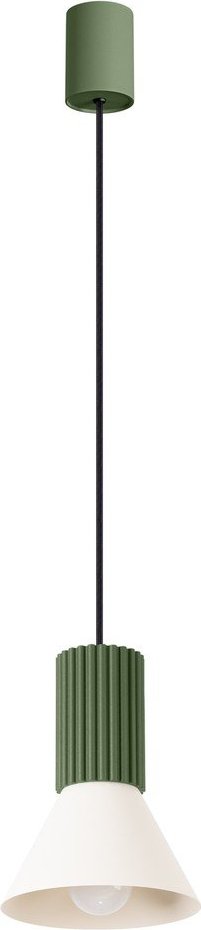 Zelené kovové závěsné svítidlo ø 14 cm Niru – Sollux Sollux