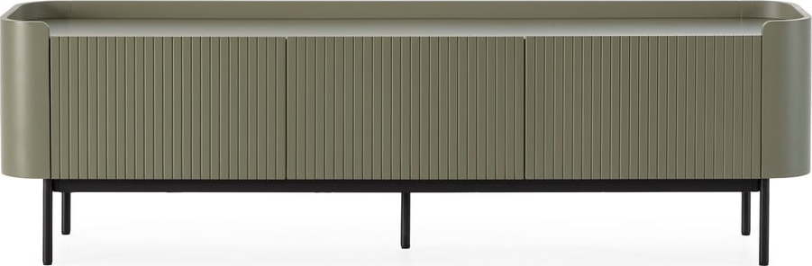 Zelený TV stolek 180x55x40 cm Willa – MOME Mome