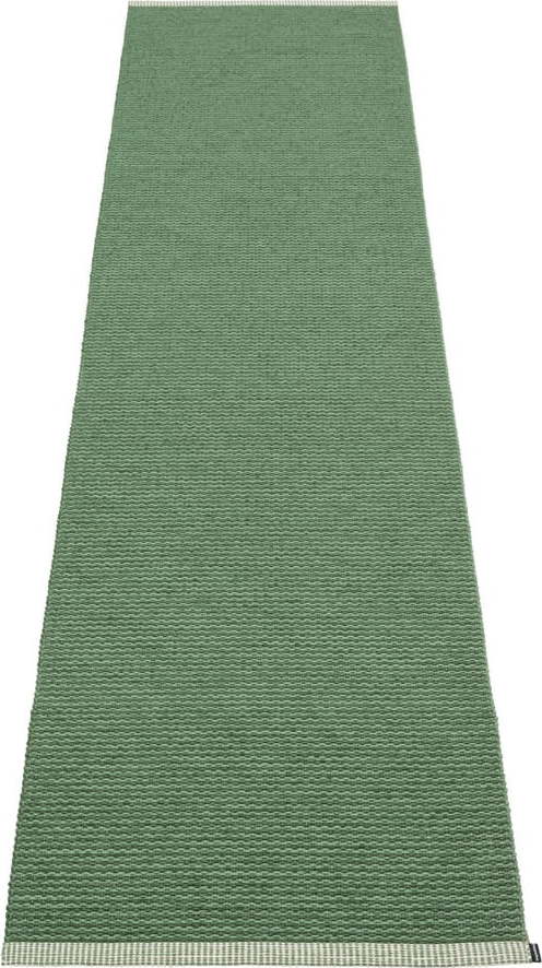 Zelený vnitřní a venkovní běhoun 60x250 cm Mono Leaf Oregano – Pappelina Pappelina