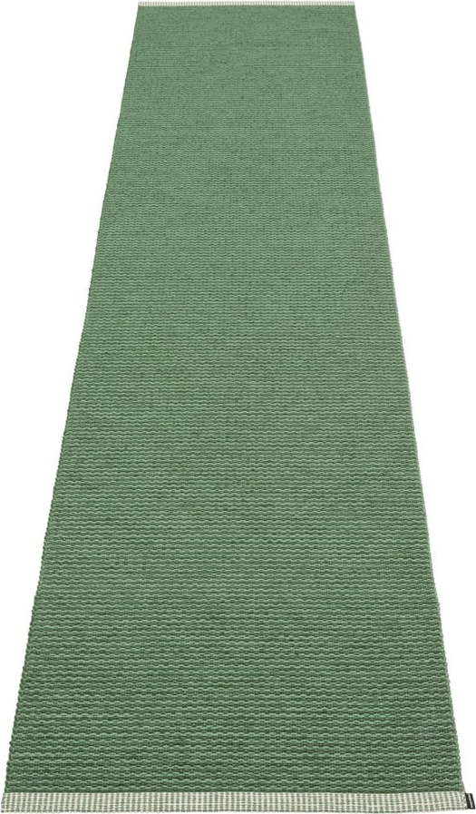 Zelený vnitřní a venkovní běhoun 70x300 cm Mono Leaf Oregano – Pappelina Pappelina