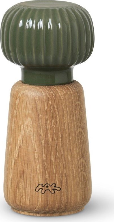 Zelený/v přírodní barvě dřevěný mlýnek na pepř a sůl Hammershøi – Kähler Design Kähler Design