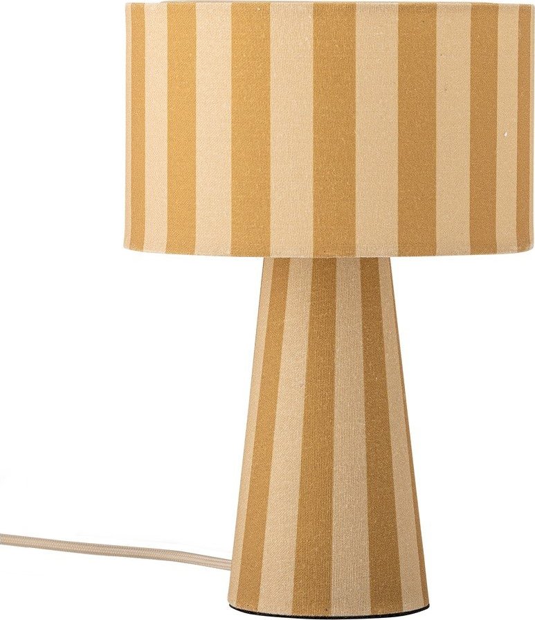 Žlutá látková stolní lampa s textilním stínidlem (výška 30 cm) Emmie – Bloomingville Bloomingville