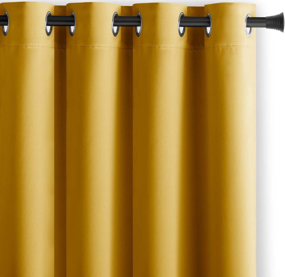 Žlutý dimout závěs 140x175 cm Kierra – Restilo Restilo