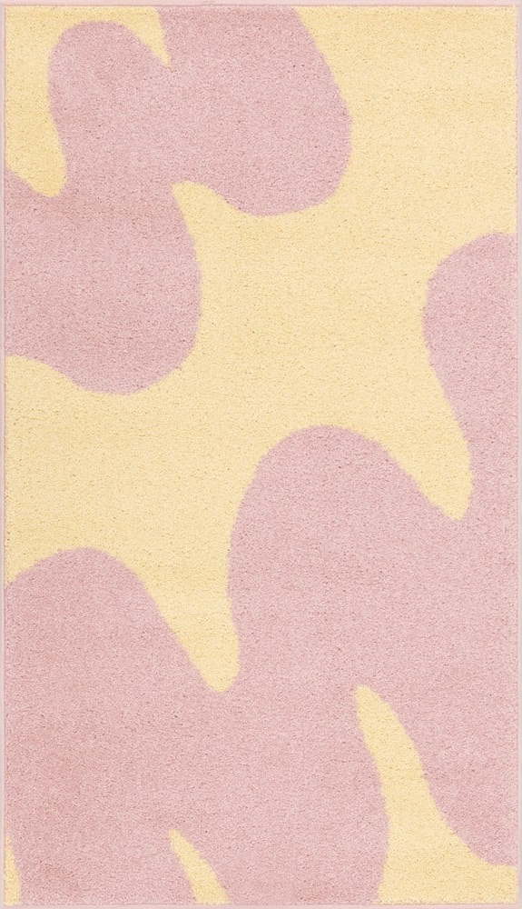 Žlutý/růžový dětský koberec 120x170 cm Hugsy Vanilla – FD FD