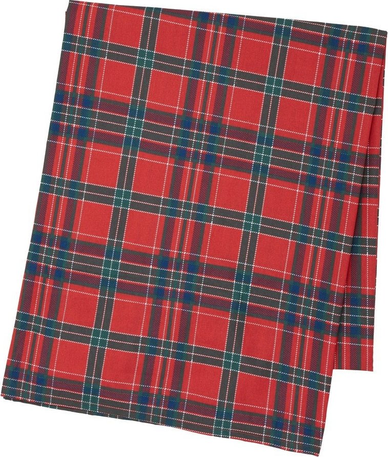 Bavlněný ubrus s vánočním motivem 178x137 cm Christmas Tartan Check – Catherine Lansfield Catherine Lansfield