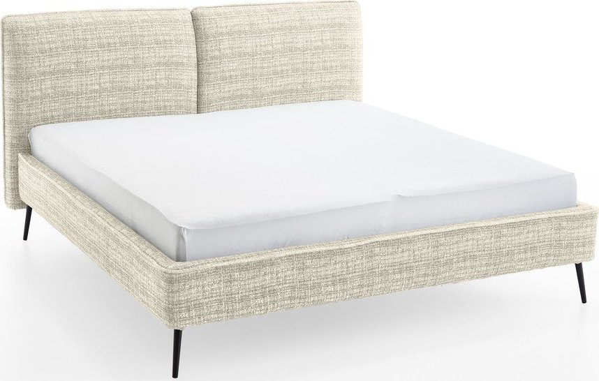 Béžová čalouněná dvoulůžková postel bez roštu 180x200 cm Infinity – Meise Möbel Meise Möbel