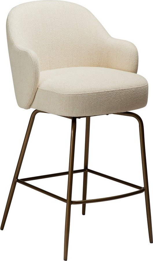 Béžová otočná barová židle (výška sedáku 70 cm) Bae – DAN-FORM Denmark ​​​​​DAN-FORM Denmark