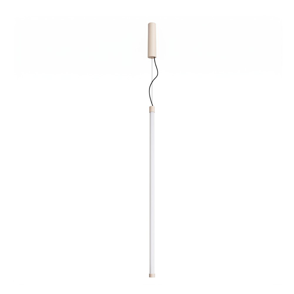 Béžové kovové LED závěsné svítidlo ø 6 cm TRANG – Thoro Thoro