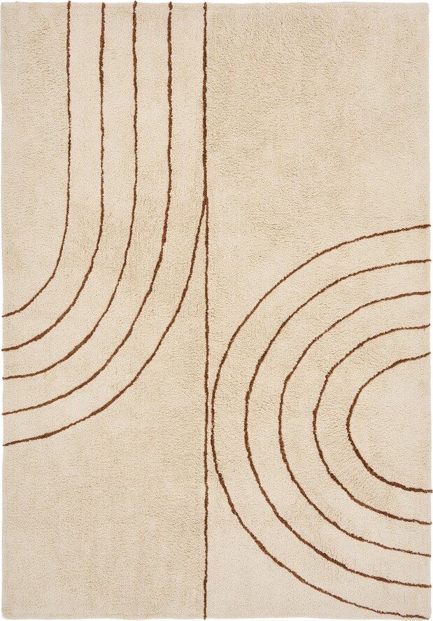 Béžový koberec s příměsí bavlny 160x230 cm Tampa – House Nordic House Nordic