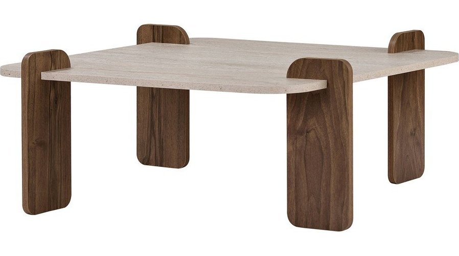 Béžový konferenční stolek 90x90 cm Marais – Nordure Nordure
