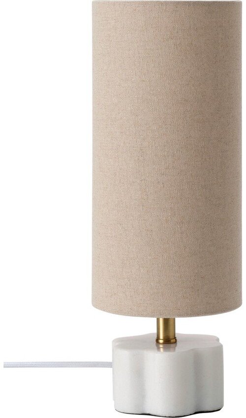 Bílá/béžová lněná stolní lampa (výška 33 cm) Joline – Ellos Home Ellos Home