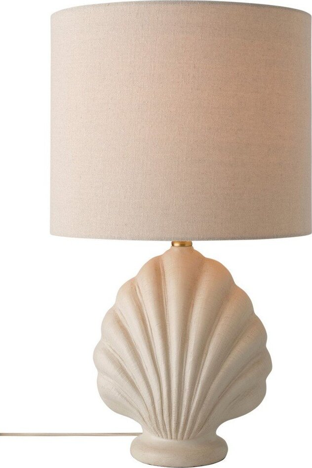 Bílá/béžová stolní lampa z polyresinu (výška 58 cm) Shelley – Ellos Home Ellos Home