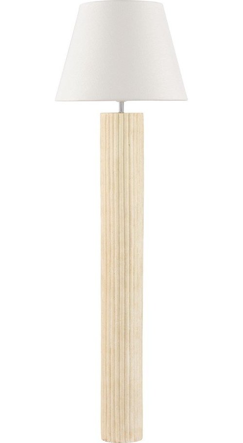 Bílá/krémová kamenná stojací lampa (výška 150 cm) Bacoo – Nova Luce Nova Luce