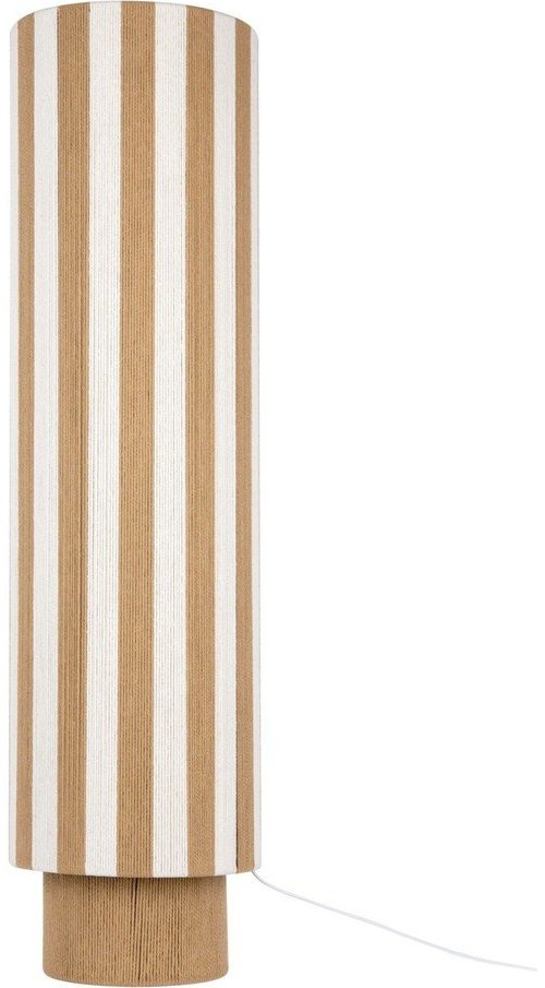 Bílá/v přírodní barvě provazová stojací lampa (výška 106 cm) Vienna Stripes – Leitmotiv Leitmotiv
