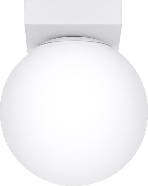 Bílé stropní svítidlo se skleněným stínidlem ø 12 cm Umerta – Sollux Sollux