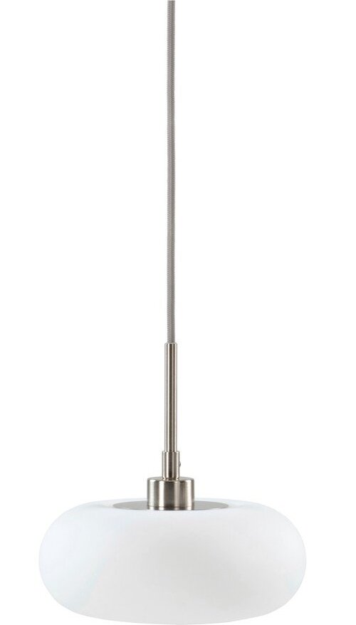 Bílé/v matně stříbrné barvě závěsné svítidlo z opálového skla ø 20 cm Thalia – Jotex Jotex