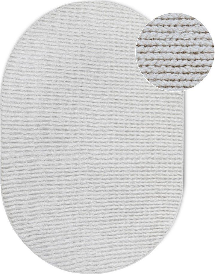 Bílý ručně tkaný vlněný koberec 160x230 cm Francois – Villeroy&Boch Villeroy & boch