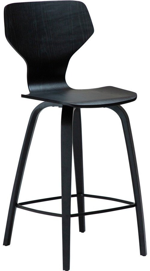 Černá barová židle (výška sedáku 65 cm) S.I.T – DAN-FORM Denmark ​​​​​DAN-FORM Denmark