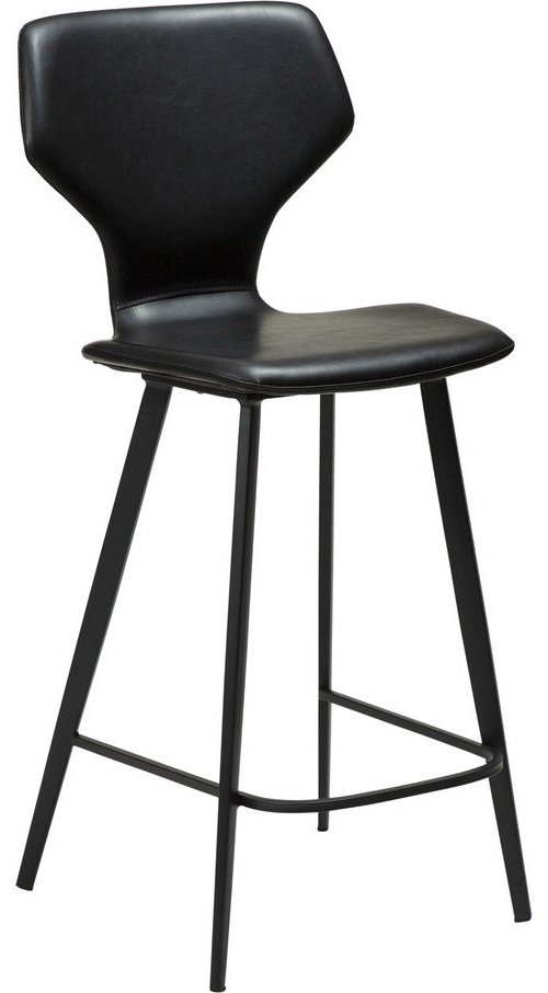 Černá barová židle (výška sedáku 69