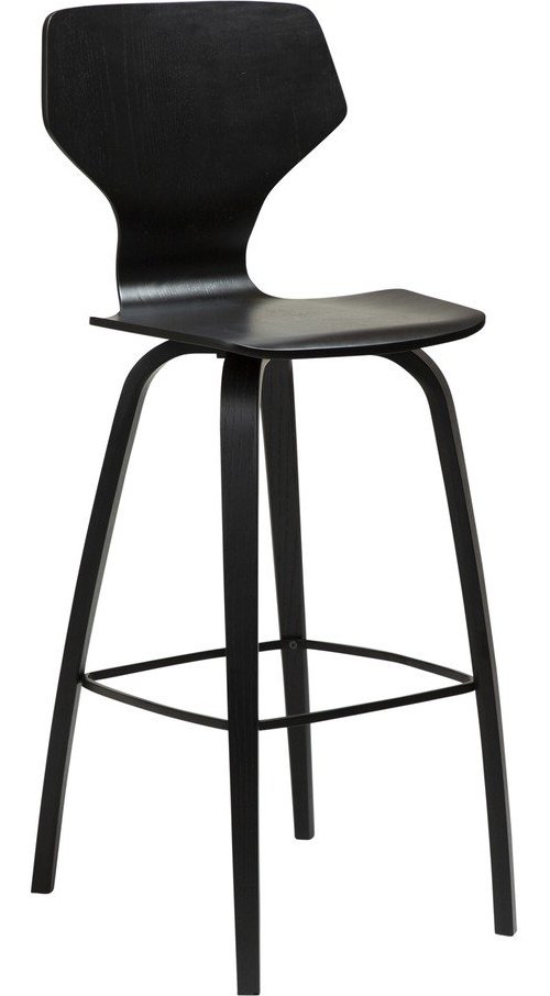Černá barová židle (výška sedáku 75 cm) S.I.T – DAN-FORM Denmark ​​​​​DAN-FORM Denmark