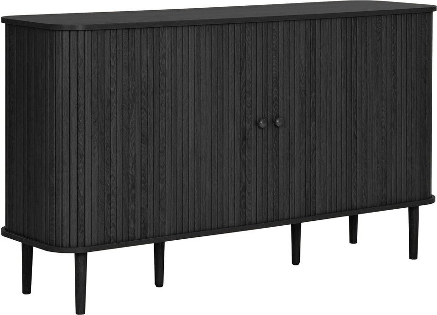 Černá komoda z borovicového dřeva 140x79x40 cm Nikko – House Nordic House Nordic
