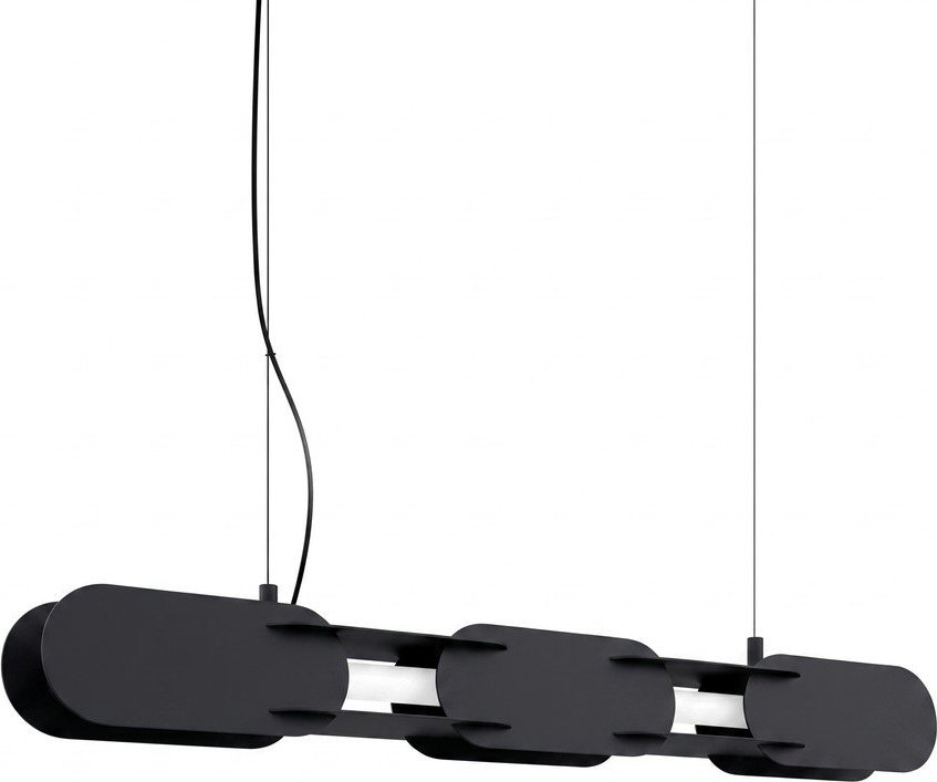 Černé kovové LED závěsné svítidlo CHAIN – Thoro Thoro