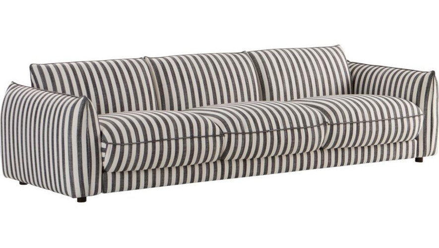 Černobílá pohovka 264 cm Molton – Jotex Jotex