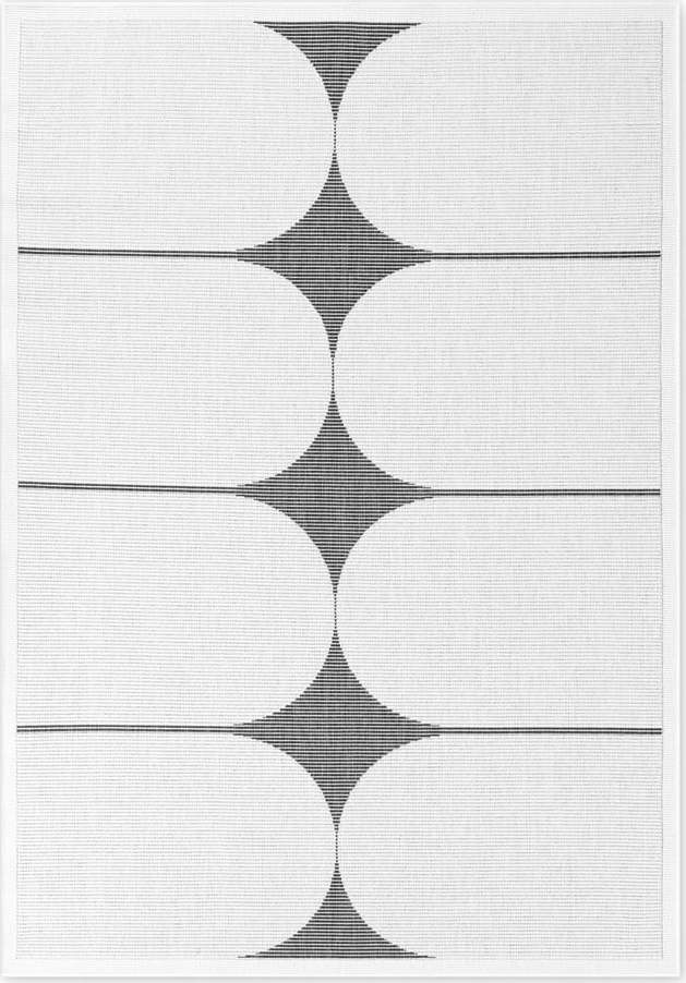 Černobílý vnitřní a venkovní koberec 120x170 cm Duet Bowen – NORTHRUGS Hanse Home