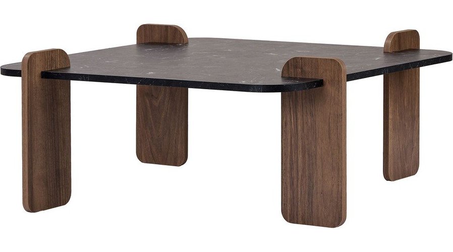 Černý konferenční stolek 90x90 cm Marais – Nordure Nordure
