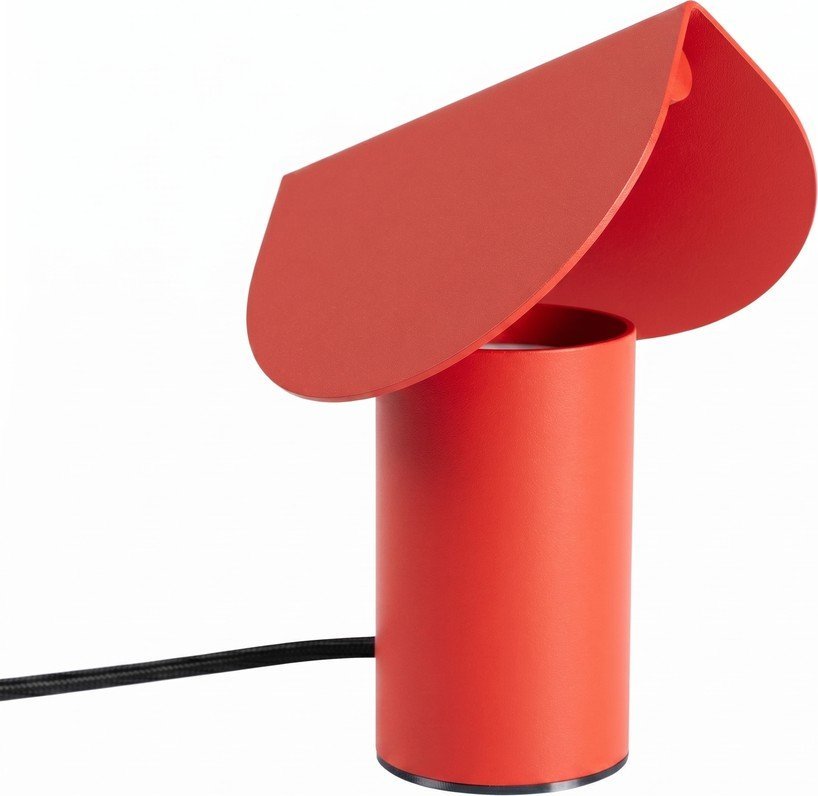 Červená hliníková LED stolní lampa (výška 15 cm) BISCUIT – Thoro Thoro