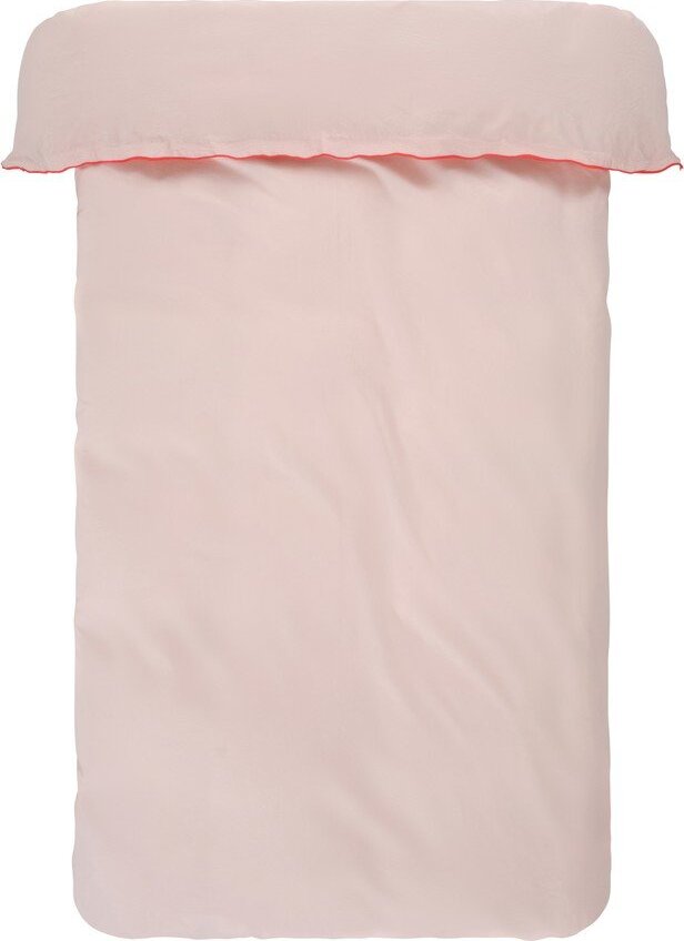 Červené/světle růžové povlečení na dvoulůžko/prodloužené z bavlněného perkálu 200x220 cm Pivot – Jotex Jotex