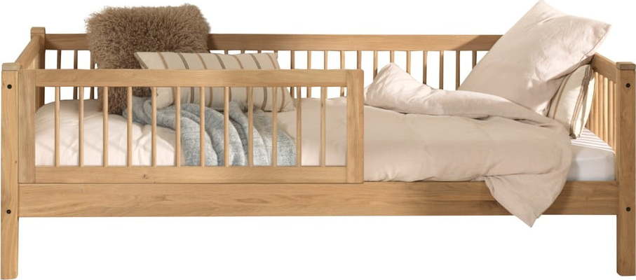 Dětská postel z dubového dřeva s roštem v přírodní barvě 90x200 cm Forrest – Vipack Vipack
