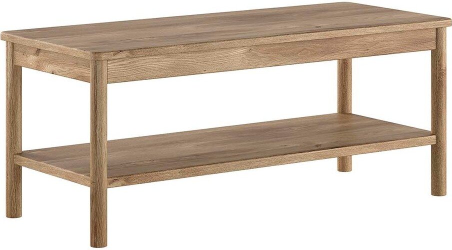 Dřevěná/z MDF lavice v přírodní barvě Olive – Vipack Vipack