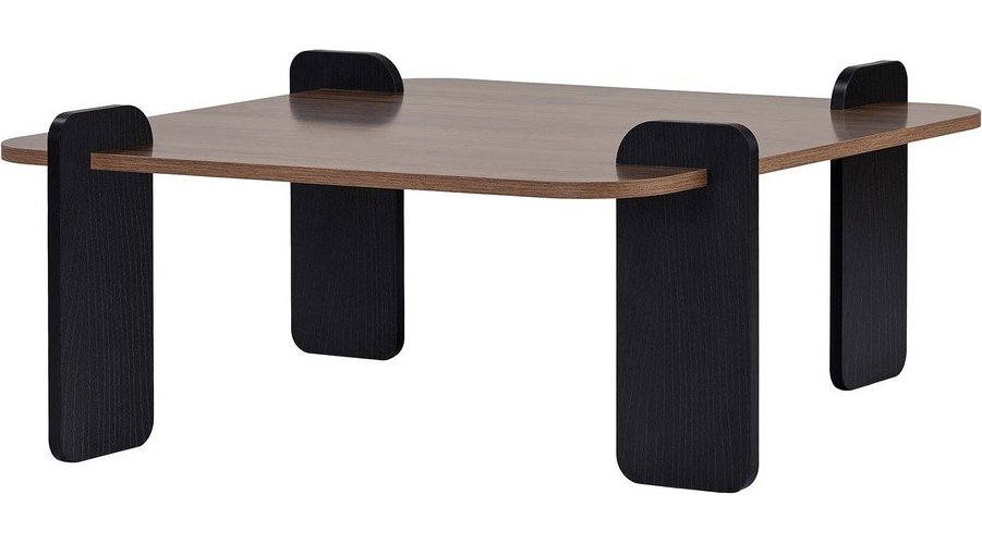 Hnědý konferenční stolek 90x90 cm Marais – Nordure Nordure