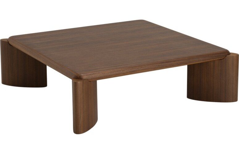 Hnědý konferenční stolek z MDF 106x106 cm Sovina – Ellos Home Ellos Home