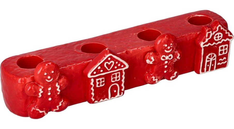 Keramický adventní svícen s vánočním motivem Vinterby – Dakls Dakls