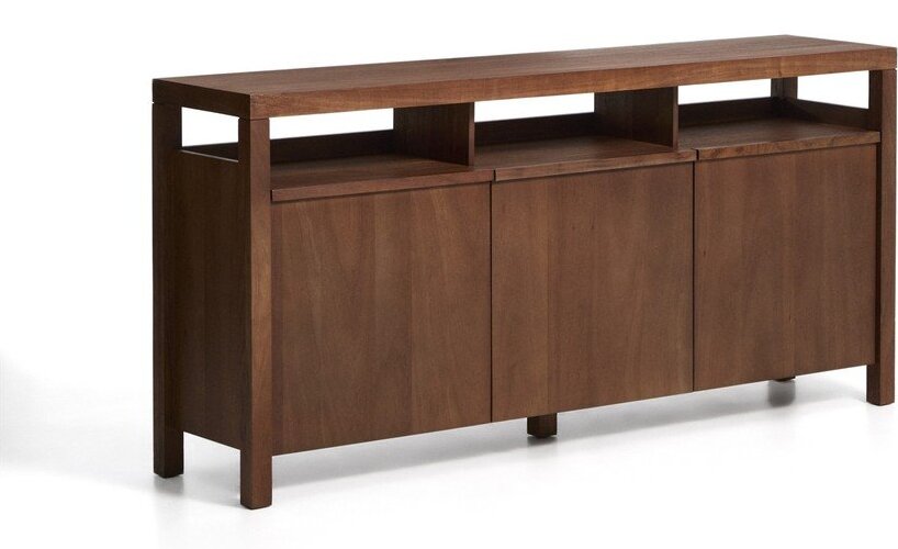 Komoda v dekoru akácie v tmavě přírodní barvě 180x85x40 cm Norani – Kave Home Kave Home
