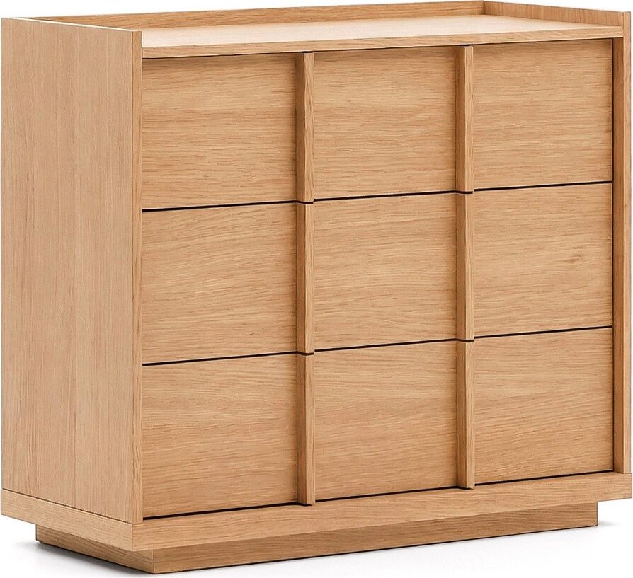 Komoda v dekoru dubu v přírodní barvě 100x78x50 cm Onix – Kave Home Kave Home