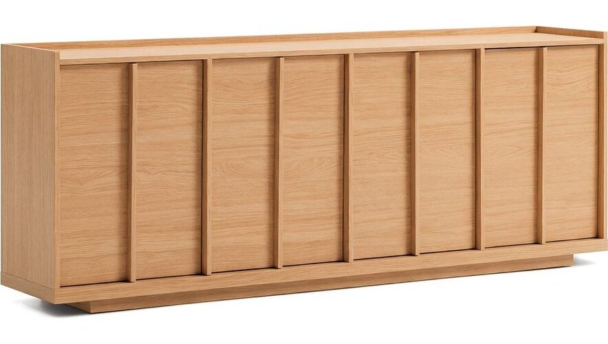Komoda v dekoru dubu v přírodní barvě 200x80x45 cm Onix – Kave Home Kave Home