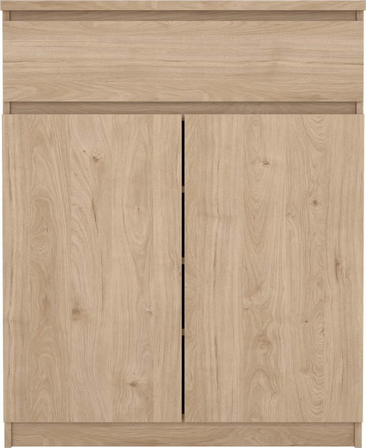 Komoda v dekoru dubu v přírodní barvě 80x100x40 cm Naia – Tvilum Tvilum