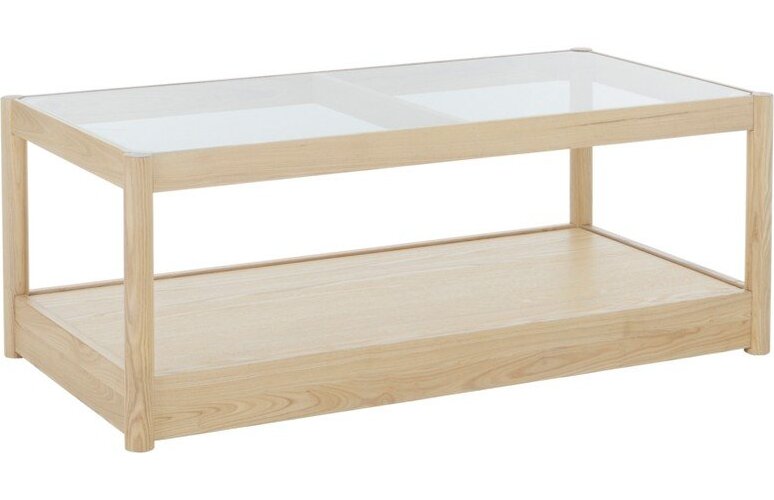 Konferenční stolek se skleněnou deskou v přírodní barvě 60x120 cm Class – Ellos Home Ellos Home