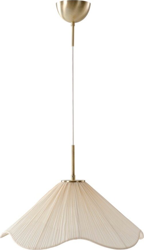 Krémové látkové závěsné svítidlo ø 50 cm Lunaria – Jotex Jotex