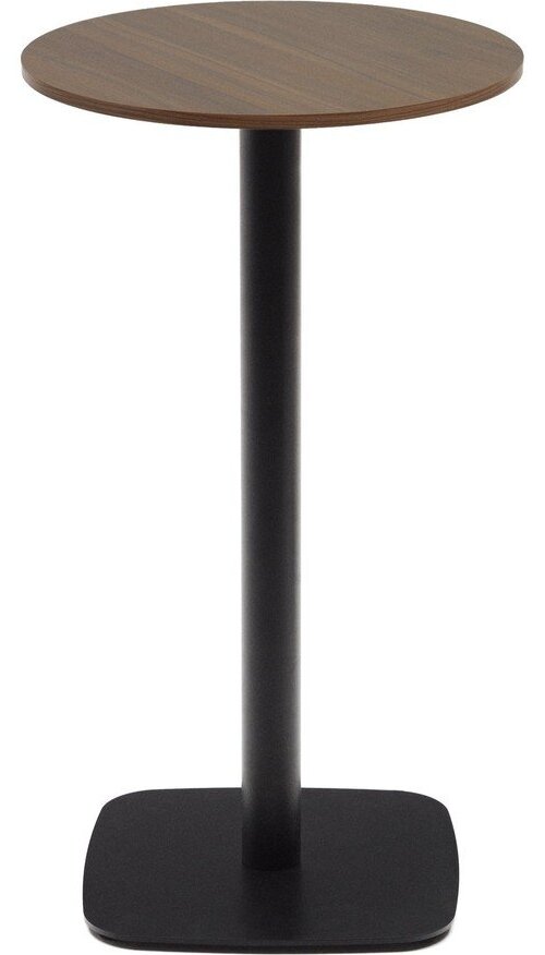 Kulatý barový stůl v dekoru ořechu ø 60 cm Dina – Kave Home Kave Home