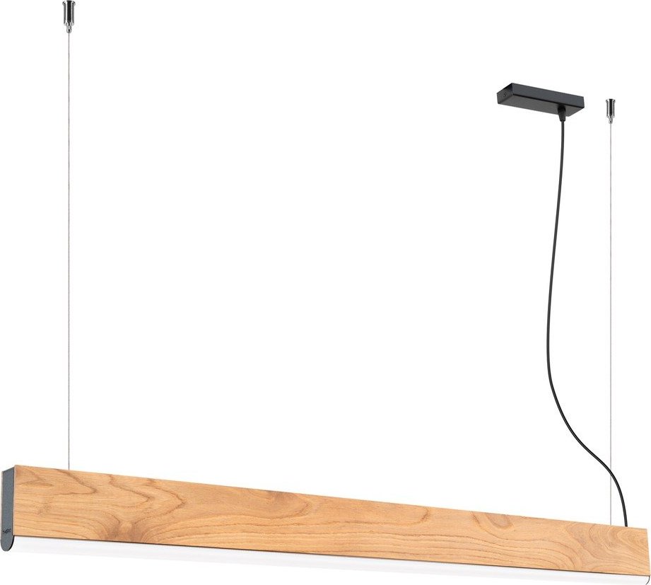 LED závěsné svítidlo z masivního dřeva v přírodní barvě LYKKE – Thoro Thoro