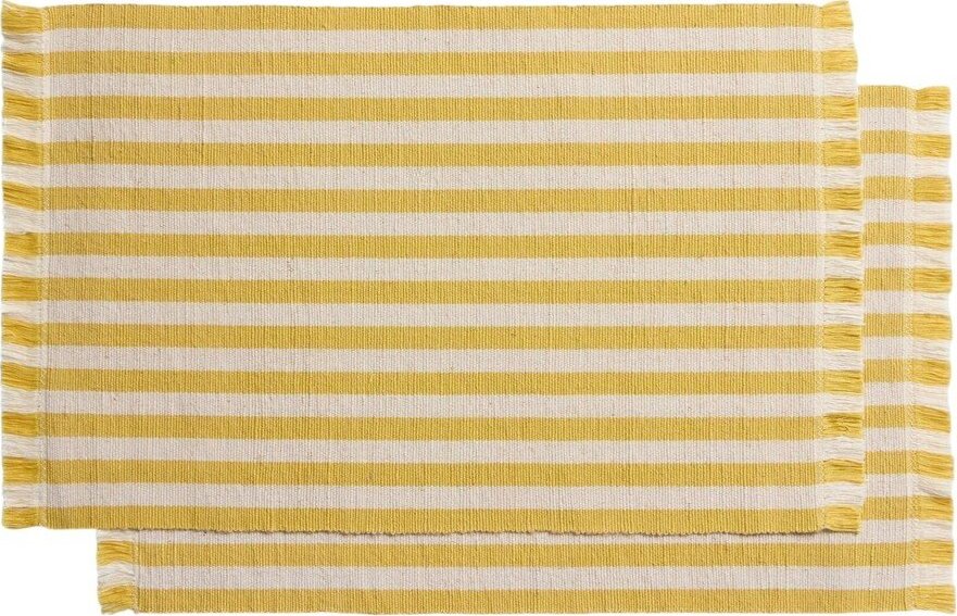 Látková/z juty prostírání v sadě 2 ks 35x50 cm Daltan – Kave Home Kave Home