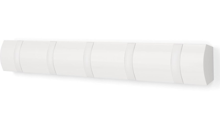 Matně bílý nástěnný věšák z borovicového dřeva 51 cm Flip – Umbra Umbra