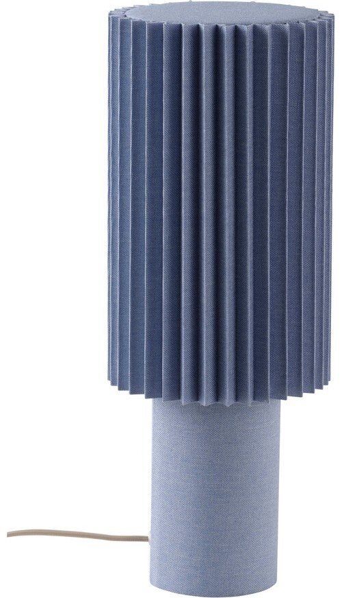 Modrá lněná stolní lampa (výška 45 cm) Harriet – Jotex Jotex