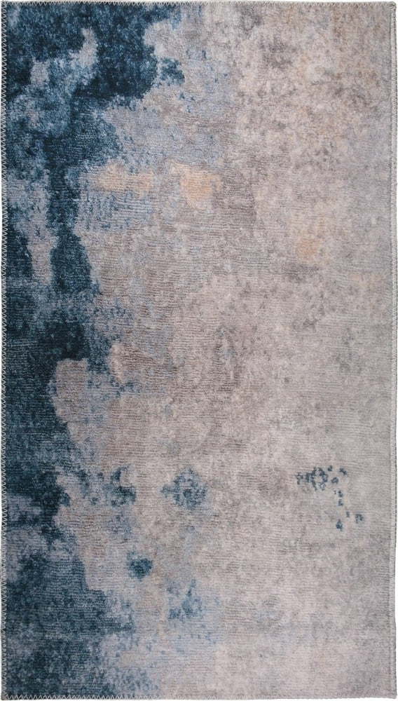 Modro-krémový pratelný koberec 180x120 cm - Vitaus Vitaus